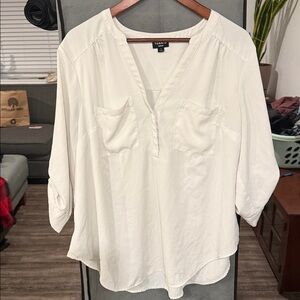 Torrid White Blouse